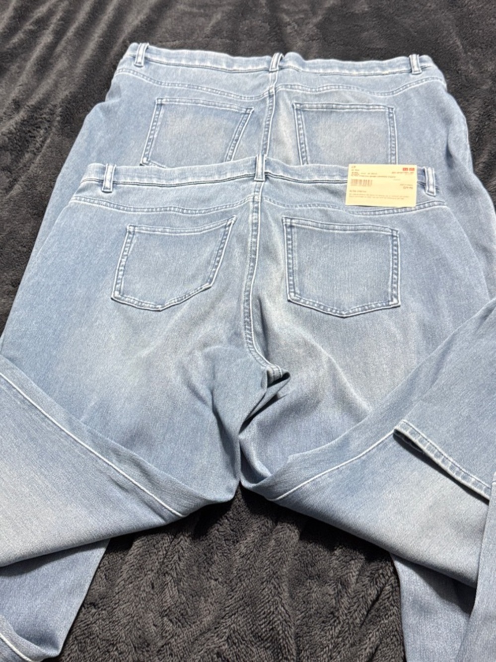 Uniqlo XXL Ultra Stretch Denim Leggings Pants 2 pairs, 1 NWT and 1 NWOT